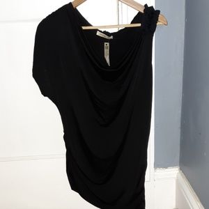 Nwts Arden B black one shoulder top